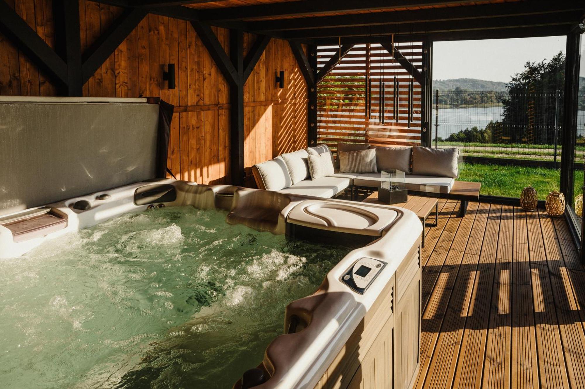 Domek Na Kaszubach Z Jacuzzi I Sauna, Jezioro, Las, Kaszuby, Widokownia Bukowinki Chmielno Exteriér fotografie