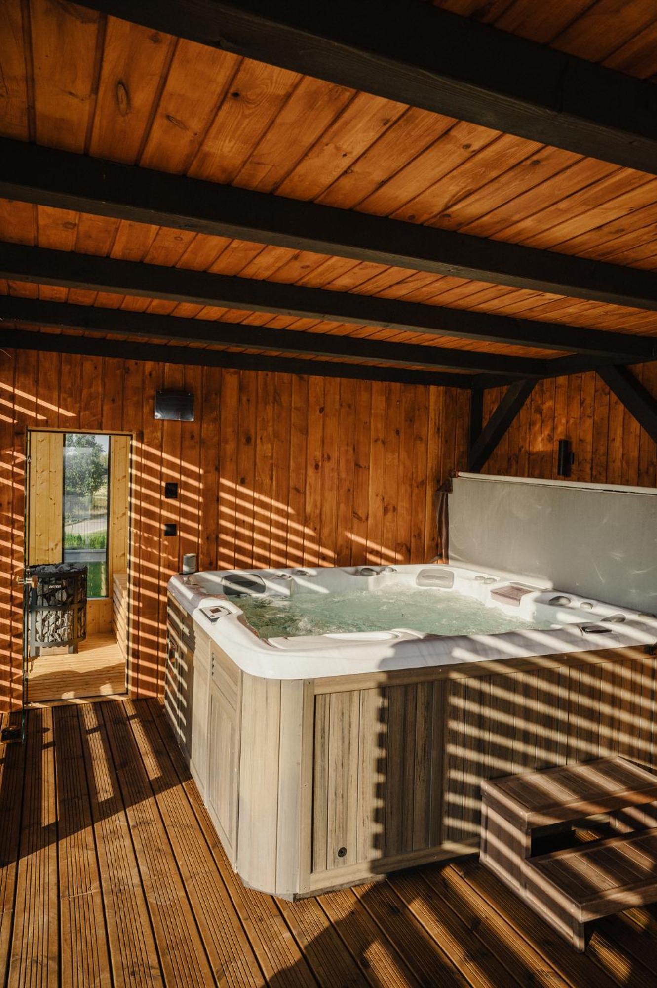 Domek Na Kaszubach Z Jacuzzi I Sauna, Jezioro, Las, Kaszuby, Widokownia Bukowinki Chmielno Exteriér fotografie